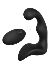 Черный вибромассажер простаты REMOTE BOOTY PLEASER - Dream Toys - в Камышине купить с доставкой