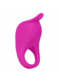 Ярко-розовое эрекционное виброкольцо Silicone Rechargeable Teasing Enhancer - California Exotic Novelties - в Камышине купить с доставкой