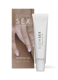 Гель для мастурбации с ароматом кокоса Slow Sex Finger Play Gel - 30 мл. - Bijoux Indiscrets - купить с доставкой в Камышине