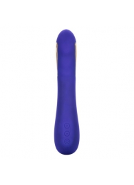 Фиолетовый вибратор с электростимуляцией Intimate E-Stimulator Petite Wand - 18,5 см. - California Exotic Novelties - купить с доставкой в Камышине