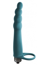 Зеленая вибронасадка для двойного проникновения Bramble - 16,5 см. - Lola Games - купить с доставкой в Камышине