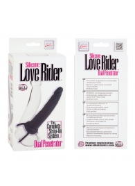 Насадка на пенис Silicone Love Rider Dual Penetrator для двойного проникновения - 14 см. - California Exotic Novelties - в Камышине купить с доставкой