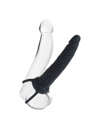 Насадка на пенис Silicone Love Rider Dual Penetrator для двойного проникновения - 14 см. - California Exotic Novelties - в Камышине купить с доставкой