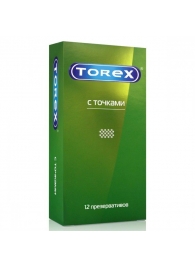 Текстурированные презервативы Torex  С точками  - 12 шт. - Torex - купить с доставкой в Камышине