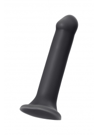 Черный фаллос на присоске Silicone Bendable Dildo XL - 20 см. - Strap-on-me - купить с доставкой в Камышине