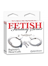 Металлические наручники Beginner s Metal Cuffs - Pipedream - купить с доставкой в Камышине