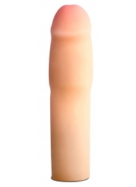 Телесная насадка-удлинитель на пенис PERFORMANCE 1.5INCH COCK XTENDER - 16 см. - Blush Novelties - в Камышине купить с доставкой