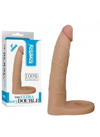 Телесная насадка-фаллоимитатор для двойного проникновения - 17 см. - Lovetoy - купить с доставкой в Камышине