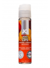 Лубрикант с ароматом персика JO Flavored Peachy Lips - 30 мл. - System JO - купить с доставкой в Камышине