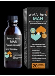 Мужской биогенный концентрат для усиления эрекции Erotic hard Man - 250 мл. - Erotic Hard - купить с доставкой в Камышине