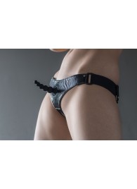 Черные трусики Better с анальной насадкой - 8 см. - Lola Games - купить с доставкой в Камышине