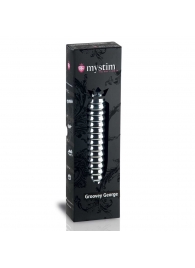 Рельефный фаллос для интенсивного электросекса Groovey George - 20 см. - MyStim - купить с доставкой в Камышине