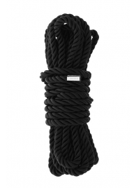 Черная веревка для шибари DELUXE BONDAGE ROPE - 5 м. - Dream Toys - купить с доставкой в Камышине