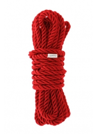 Красная веревка для шибари DELUXE BONDAGE ROPE - 5 м. - Dream Toys - купить с доставкой в Камышине