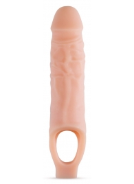 Телесный реалистичный фаллоудлинитель 9 Inch Silicone Cock Sheath Penis Extender - 22,86 см. - Blush Novelties - в Камышине купить с доставкой