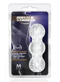 Прозрачный фигурный мастурбатор Master Stroker - Blush Novelties - в Камышине купить с доставкой