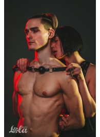 Черный кляп Love Addict на замочке - Lola Games - купить с доставкой в Камышине