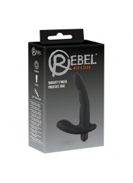 Черный вибромассажер простаты Naughty Finger Prostate Vibe - 13,8 см. - Orion - в Камышине купить с доставкой
