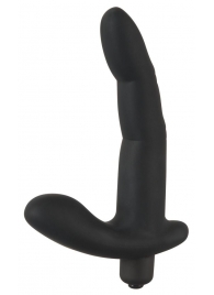 Черный вибромассажер простаты Naughty Finger Prostate Vibe - 13,8 см. - Orion - в Камышине купить с доставкой