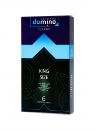Презервативы увеличенного размера DOMINO Classic King size - 6 шт. - Domino - купить с доставкой в Камышине