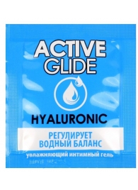 Лубрикант на водной основе Active Glide с гиалуроновой кислотой - 3 гр. - Биоритм - купить с доставкой в Камышине