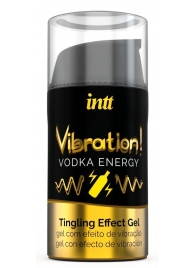 Жидкий интимный гель с эффектом вибрации Vibration! Vodka Energy - 15 мл. - INTT - купить с доставкой в Камышине