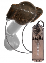 Дымчатый вибростимулятор головки пениса Dual Vibrating Head Teaser - Pipedream - в Камышине купить с доставкой