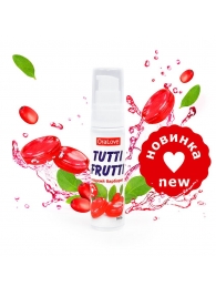 Гель-смазка Tutti-frutti со вкусом барбариса - 30 гр. - Биоритм - купить с доставкой в Камышине