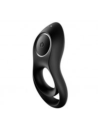 Черное эрекционное виброкольцо Legendary Duo - Satisfyer - в Камышине купить с доставкой