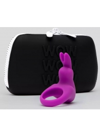 Фиолетовое эрекционное виброкольцо Happy Rabbit Cock Ring Kit - Happy Rabbit - в Камышине купить с доставкой