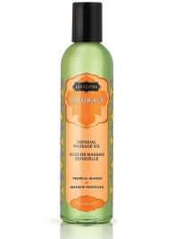 Массажное масло Naturals Tropical Mango с ароматом манго - 236 мл. - Kama Sutra - купить с доставкой в Камышине