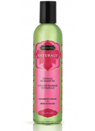 Массажное масло Naturals Strawberry Dreams с ароматом клубники - 236 мл. - Kama Sutra - купить с доставкой в Камышине