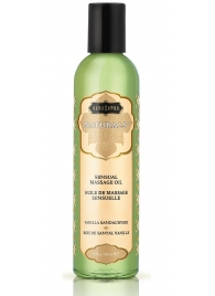 Массажное масло Naturals Vanilla Sandalwood с ароматом ванили и сандала - 236 мл. - Kama Sutra - купить с доставкой в Камышине