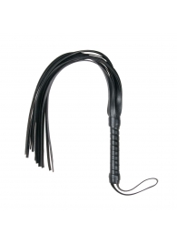 Черный флоггер Flogger Whip - 46 см. - Easy toys - купить с доставкой в Камышине