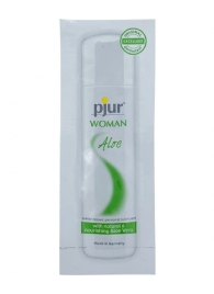 Лубрикант на водной основе pjur WOMAN Aloe - 2 мл. - Pjur - купить с доставкой в Камышине