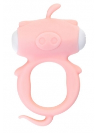 Розовое виброкольцо на пенис Kear - A-toys - в Камышине купить с доставкой
