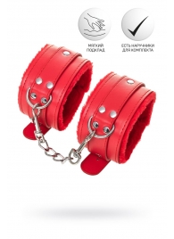 Красные оковы Anonymo из искусственной кожи - ToyFa - купить с доставкой в Камышине