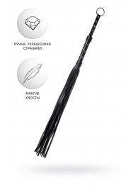 Черный флоггер Anonymo - 64 см. - ToyFa - купить с доставкой в Камышине