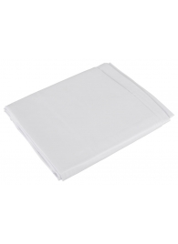 Белая виниловая простынь Vinyl Bed Sheet - Orion - купить с доставкой в Камышине