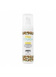 Разогревающее массажное масло с ароматом пина колада Gourmet Pina Colada - 50 мл. - Exsens - купить с доставкой в Камышине