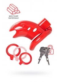 Красный мужской пояс верности из пластика - ToyFa - купить с доставкой в Камышине