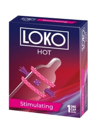 Стимулирующая насадка на пенис LOKO HOT с возбуждающим эффектом - Sitabella - в Камышине купить с доставкой