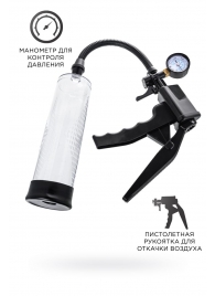 Прозрачная механическая помпа для пениса Viggo - Sexus - в Камышине купить с доставкой