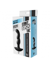 Черная вибропробка для простаты FantASStic Vibrating Prostate Plug - 14,5 см. - Dream Toys - в Камышине купить с доставкой