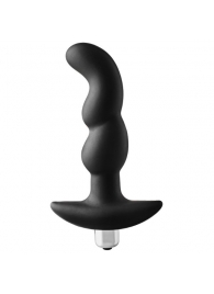 Черная вибропробка для простаты FantASStic Vibrating Prostate Plug - 14,5 см. - Dream Toys - в Камышине купить с доставкой