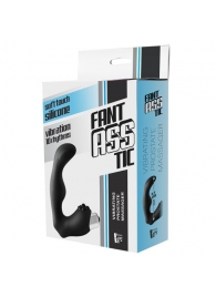 Черный вибромассажер простаты FantASStic Vibrating Prostate Massager - 11,3 см. - Dream Toys - в Камышине купить с доставкой