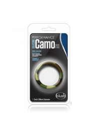 Эрекционное кольцо камуфляжной расцветки Silicone Camo Cock Ring - Blush Novelties - в Камышине купить с доставкой