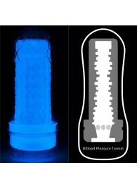 Светящийся в темноте мастурбатор Lumino Play Masturbator Ribbed - Lovetoy - в Камышине купить с доставкой