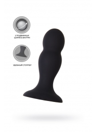 Черная анальная втулка Hidro M - 10,5 см. - Erotist Adult Toys