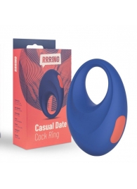 Синее эрекционное кольцо RRRING Casual Date Cock Ring - FeelzToys - в Камышине купить с доставкой